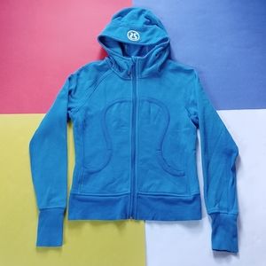 Lululemon Scuba Essential Ocean Blue zip up